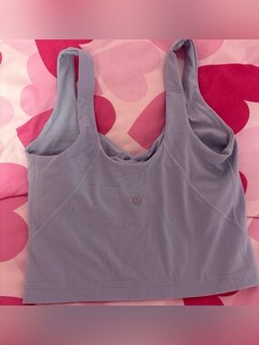 lululemon athletica Light blue Scoop-Back Sports Bra Top. Size 2